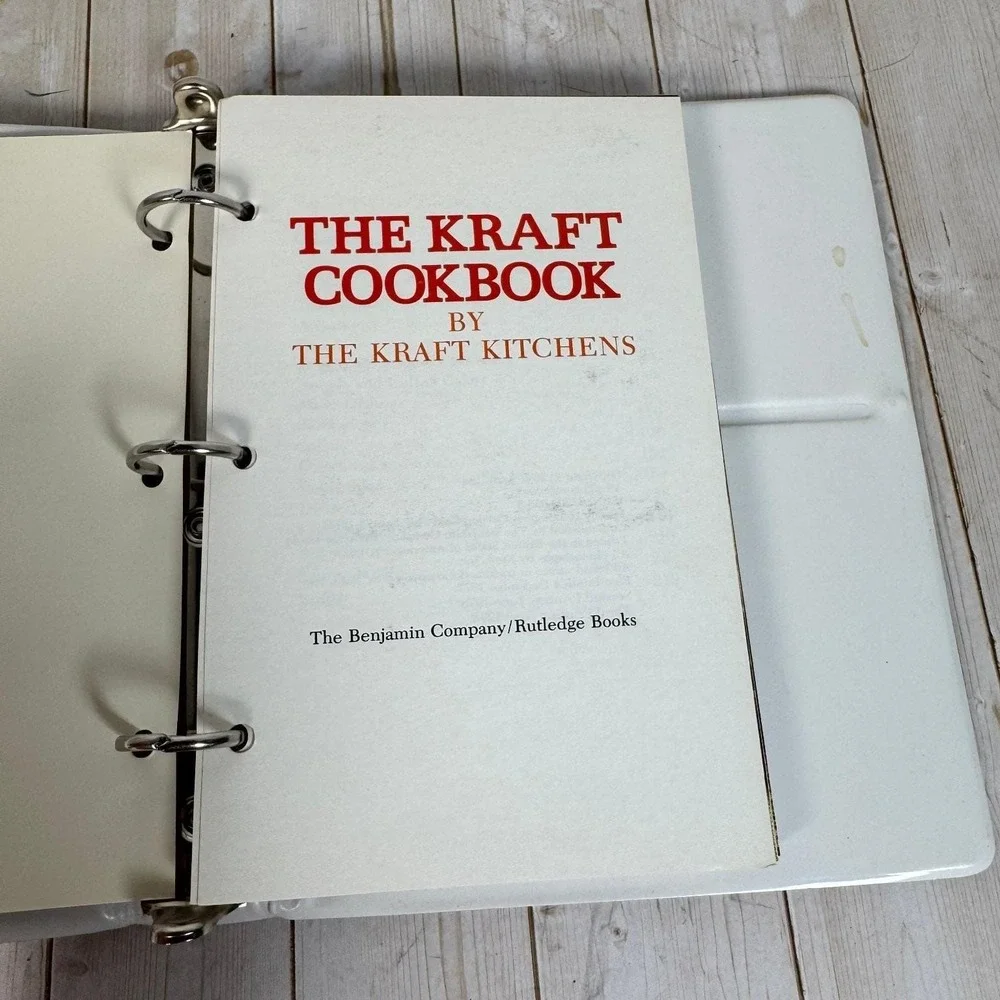 The Kraft Cookbook Kraft Kitchens 1977 First Printing Binder Ring Bound Recipes